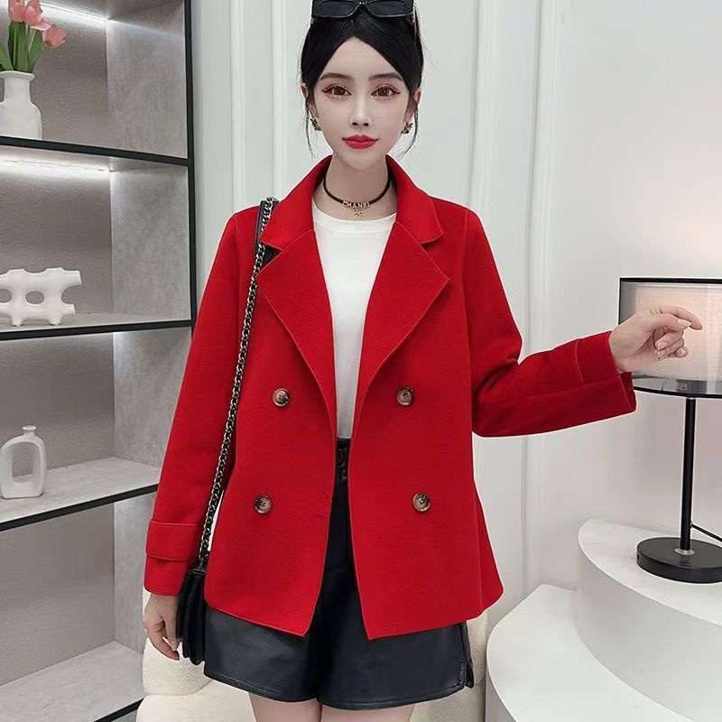 Wool Coat Peacoat - Cappotto Invernale Nero in Lana per