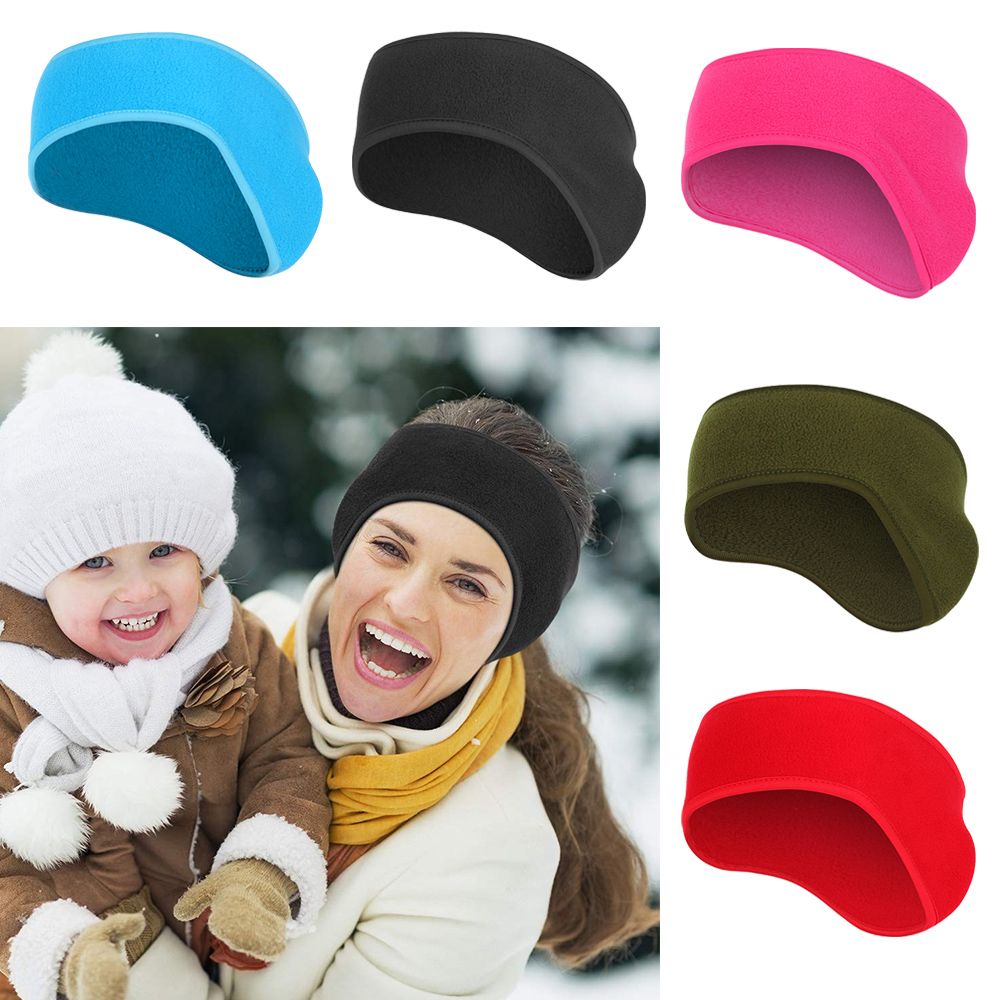 Fleece Ear Warmer Band - 1 Pezzo Fascia per Capelli Donna
