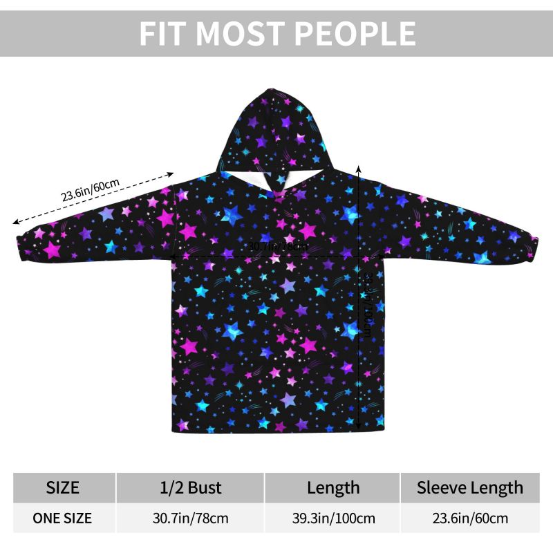 Spazio Galassia Costellazione  - Sherpa Hoodie Fleece recensione e prezzo